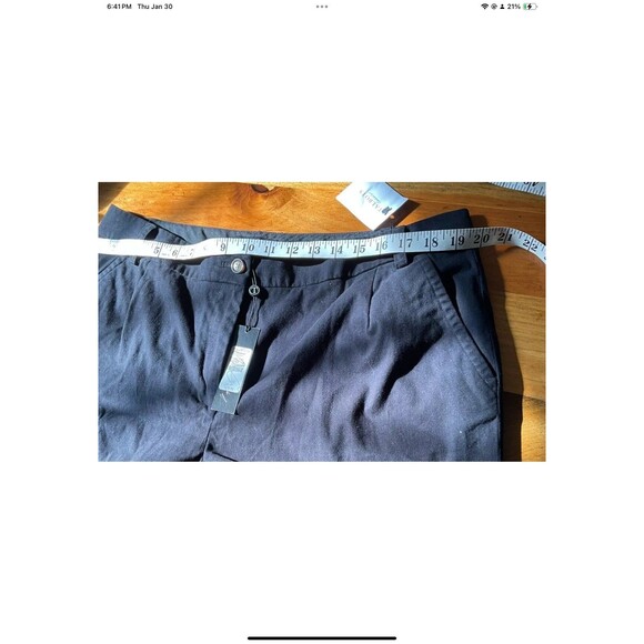 Talbots Woman 16 W Black Pants Wide Leg Opening NEW WITH TAGS MSRP $79 - Picture 5 of 6